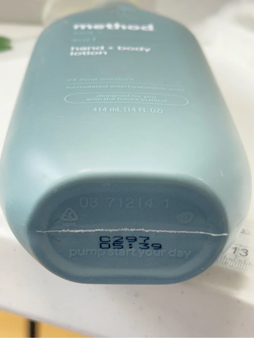 method Sea + Surf Hand & Body Lotion with pump dispenser